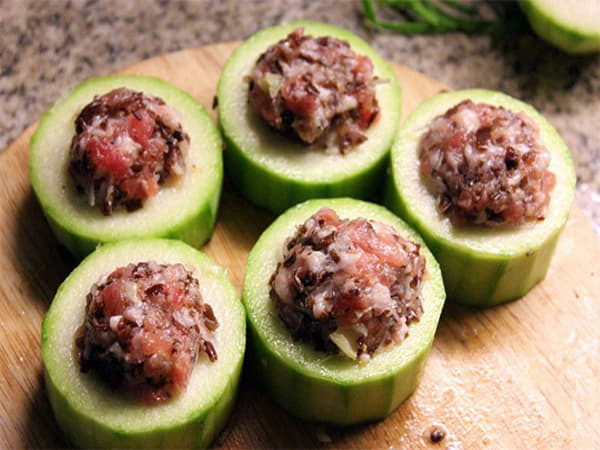 Bí xanh nhồi thịt hấp - món ăn đậm đà, bổ dưỡng