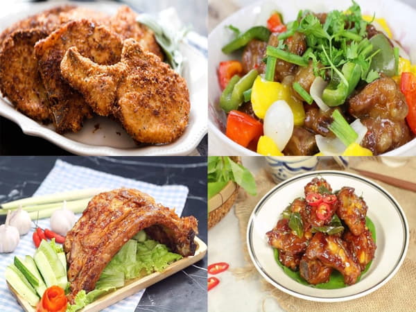Gợi ý món ăn kèm với sườn non chiên giòn
