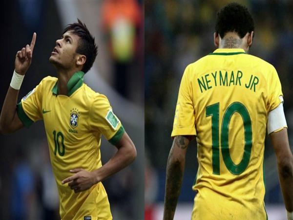 Neymar số áo bao nhiêu trong màu áo đội tuyển Brazil