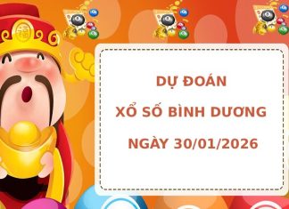 Dự đoán xổ số Bình Dương ngày 30/1/2026 chính xác