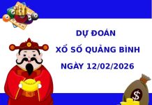Dự đoán xổ số Quảng Bình ngày 12/2/2026 thần tài