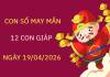 Phân tích con số may mắn 12 con giáp ngày 19/04/2026