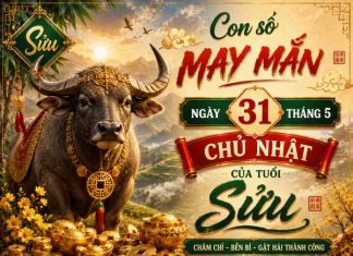 Con số may mắn ngày 31 tháng 5 chủ nhật của tuổi Sửu