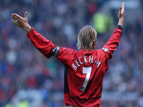 Số áo Beckham ở MU, Real Madrid, AC Milan và tuyển Anh