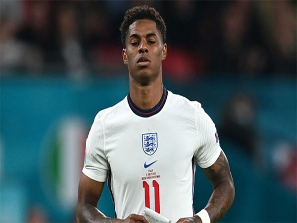 Rashford trong màu áo tuyển Anh